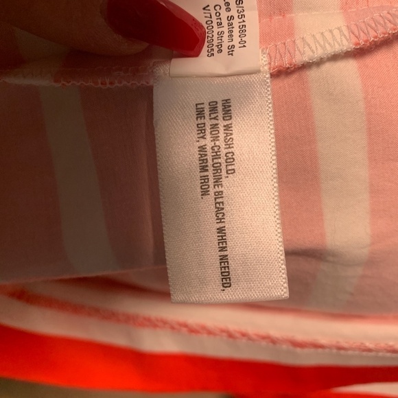 GAP Red and White Striped Strapless Dress - Picture 8 of 8